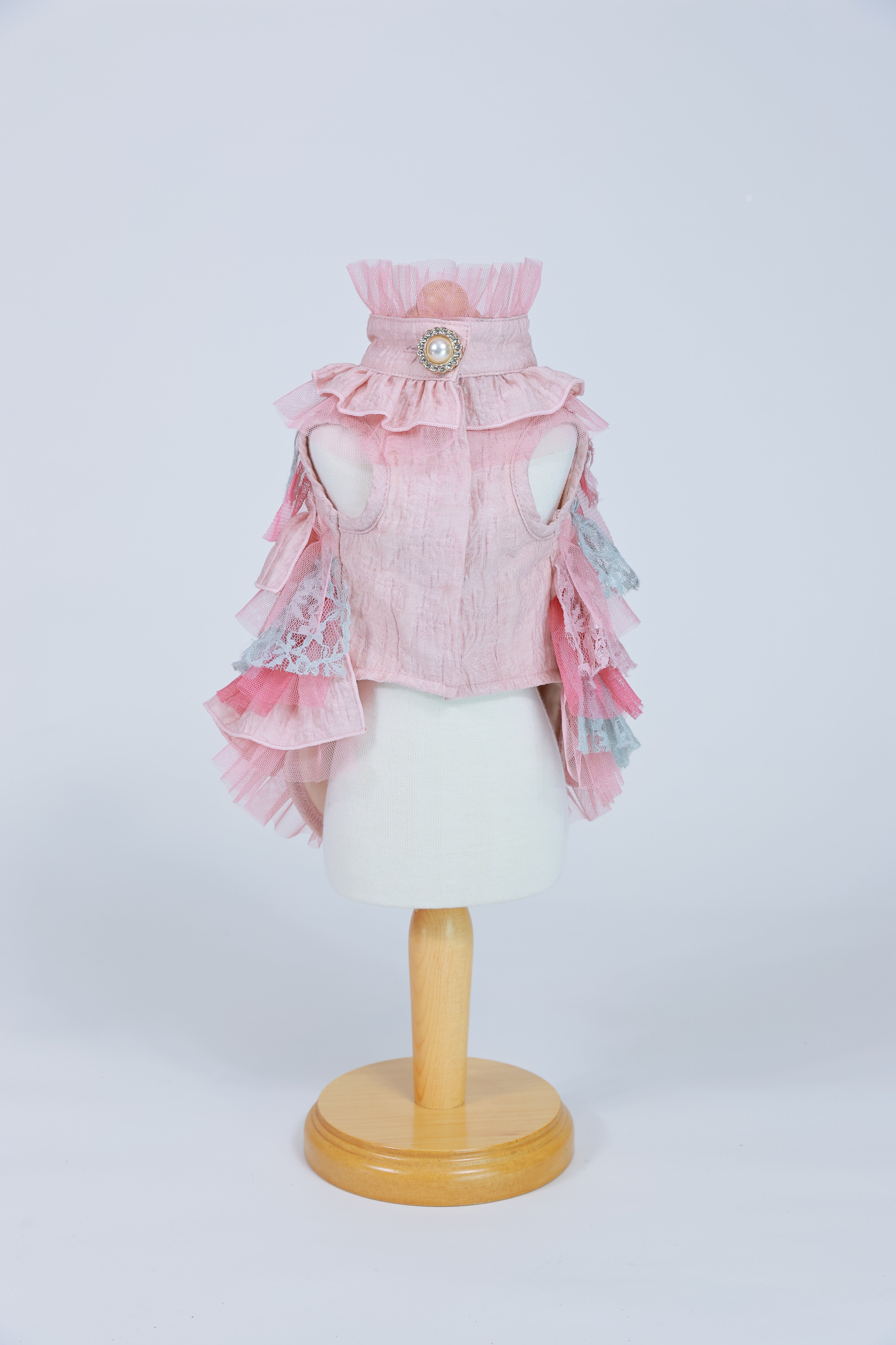RANDOM RUFFLE DRESS PINK