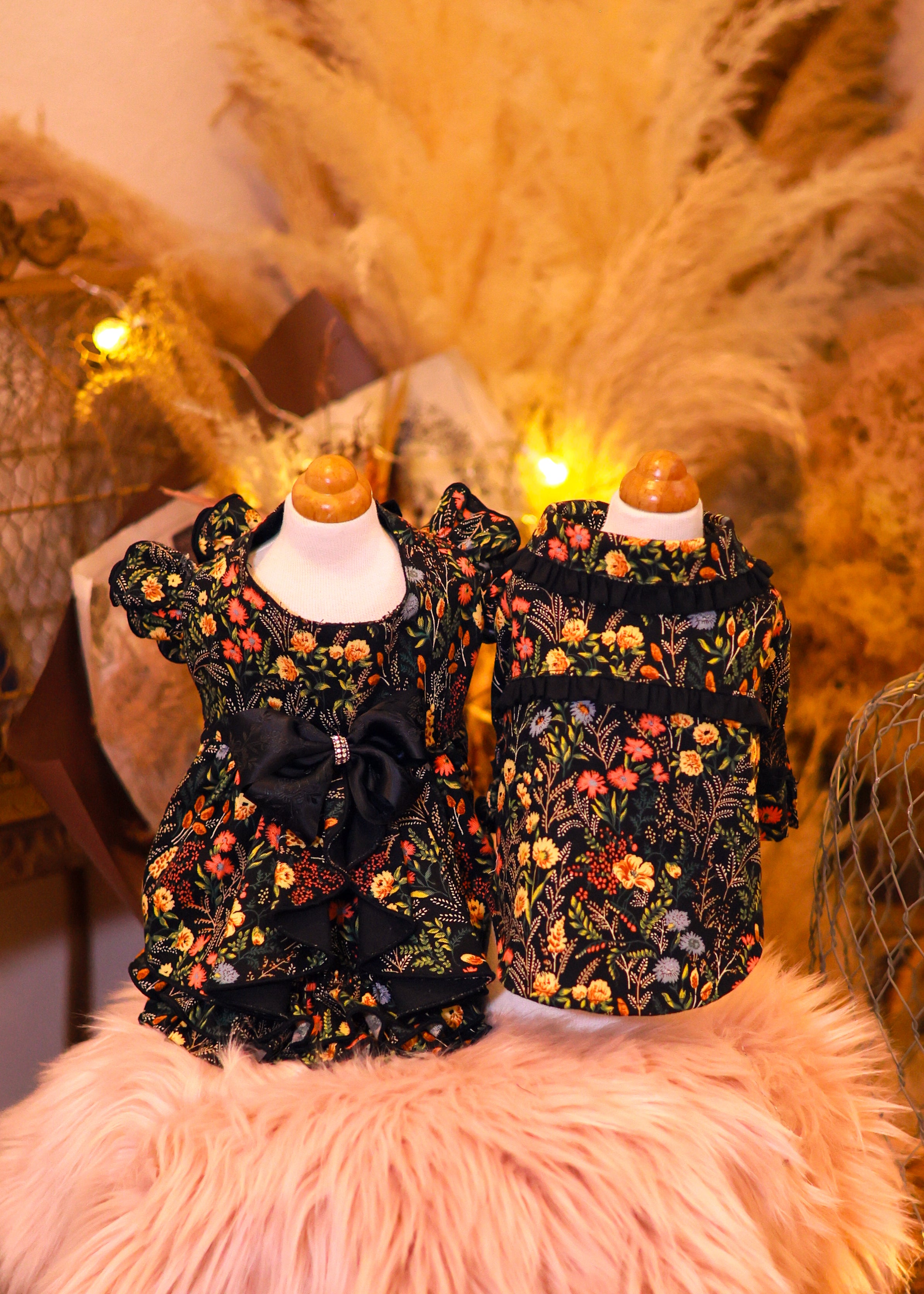 Whispering Bloom Tops ＆ Dress